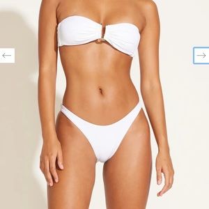 Vitamin A California High Leg. White Rib. Size Medium.